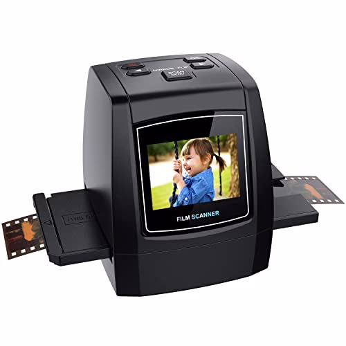 DIGITNOW! Scanner de pellicules et de Diapositives, Portable, Haute résolution avec 22 mégapixels, pour pellicules Super 8, Diapositives et négatifs, convertisseur numérique de pellicules 110 et 126