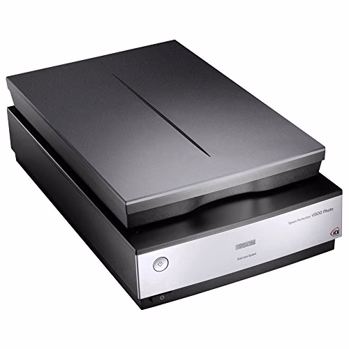 Epson B11B223401 Perfection V800 Scanner Photo à Plat (6400 dpi x 9) Noir/argenté
